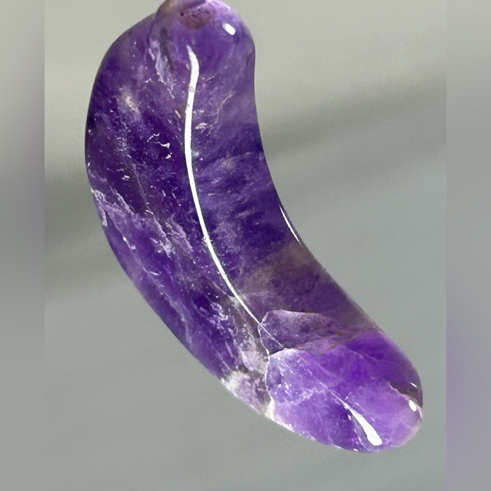 Beautiful amethyst moon pendant
